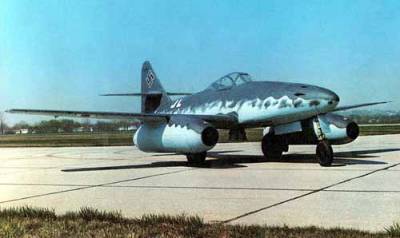 Истребитель–бомбардировщик Messerschmitt Me.262