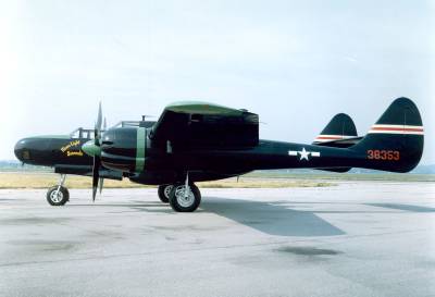 Американский ночной истребитель Northrop P-61 Black Widow