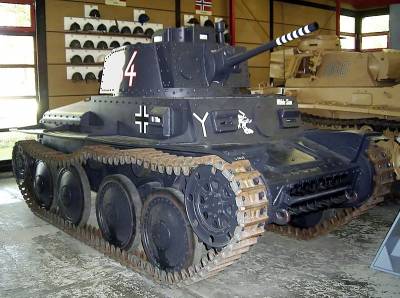 Чехословацкий лёгкий танк LT vz.38 (Pz.Kpfw.38(t))