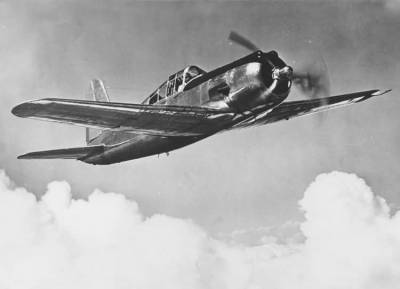 Американский истребитель Vultee P-66 Vanguard