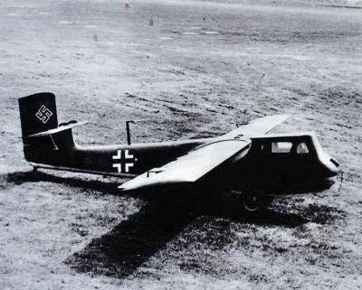 Немецкий одноместный планер-истребитель Blohm & Voss Bv.40
