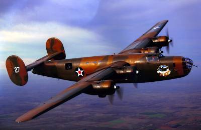 Американский тяжелый бомбардировщик Consolidated B-24 Liberator