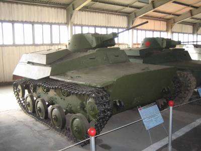 Советский малый плавающий танк Т-40