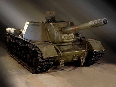 Советская самоходно-артиллерийская установка класса штурмовых орудий СУ-152