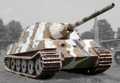 Немецкая самоходно-артиллерийская установка класса истребители танков Jägdtiger