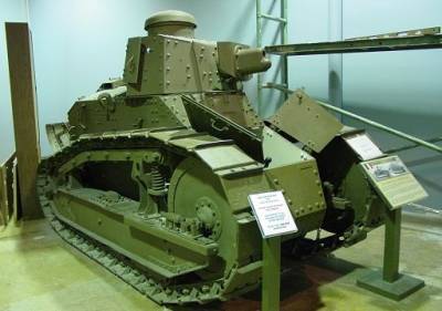 Французский лёгкий танк Renault FT modèle 1917