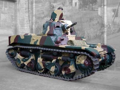 Французский лёгкий танк Renault AMC 34YR