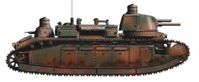Французский сверхтяжёлый танк Char 2C (FCM 2C)
