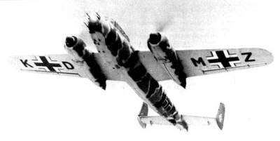 Немецкий четырехместный разведчик-бомбардировщик Dornier Do.215
