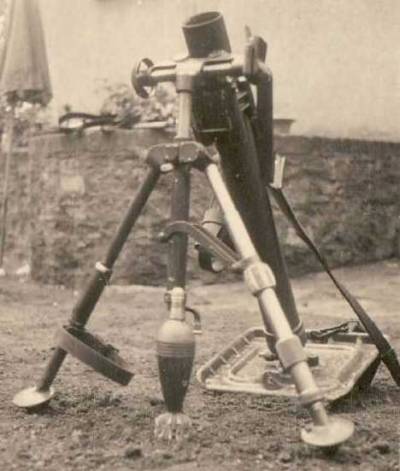 Американский 60-мм миномет M19.