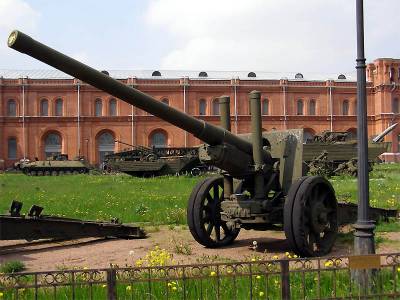 Советская 122-мм корпусная пушка А-19 обр.1931/37г.
