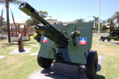 Английская 88-мм полевая пушка-гаубица Ordnance QF 25-pounder