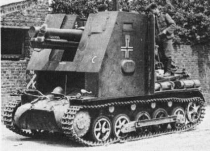 15 cm sIG 33 Sfl. auf Pz.KpfW.I Ausf B ohne Aufbau (Sturmpanzer I Bizon)